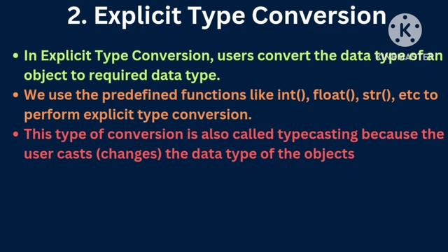 what is type conversion in python#pythonprogramming
