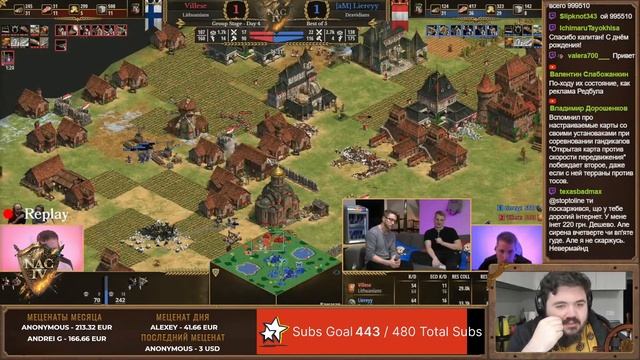 Чемпионат мира в Берлине! День 4: Оффлайн битва за $50.000 в Age of Empires 2 смотреть онлайн