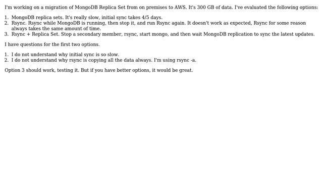 Databases: How to replicate MongoDB to a remote location? смотреть онлайн