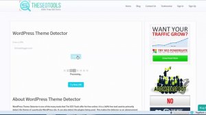 WordPress Theme and Plugins Detector