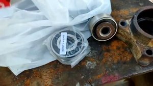 comacchio 1200. замена подшипников привода вентилятора и ремонт радиатора.