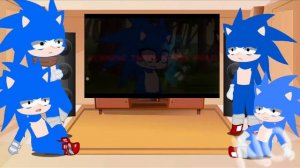 ||Sonic's react to each other||Sonic movie||Part 1/4|