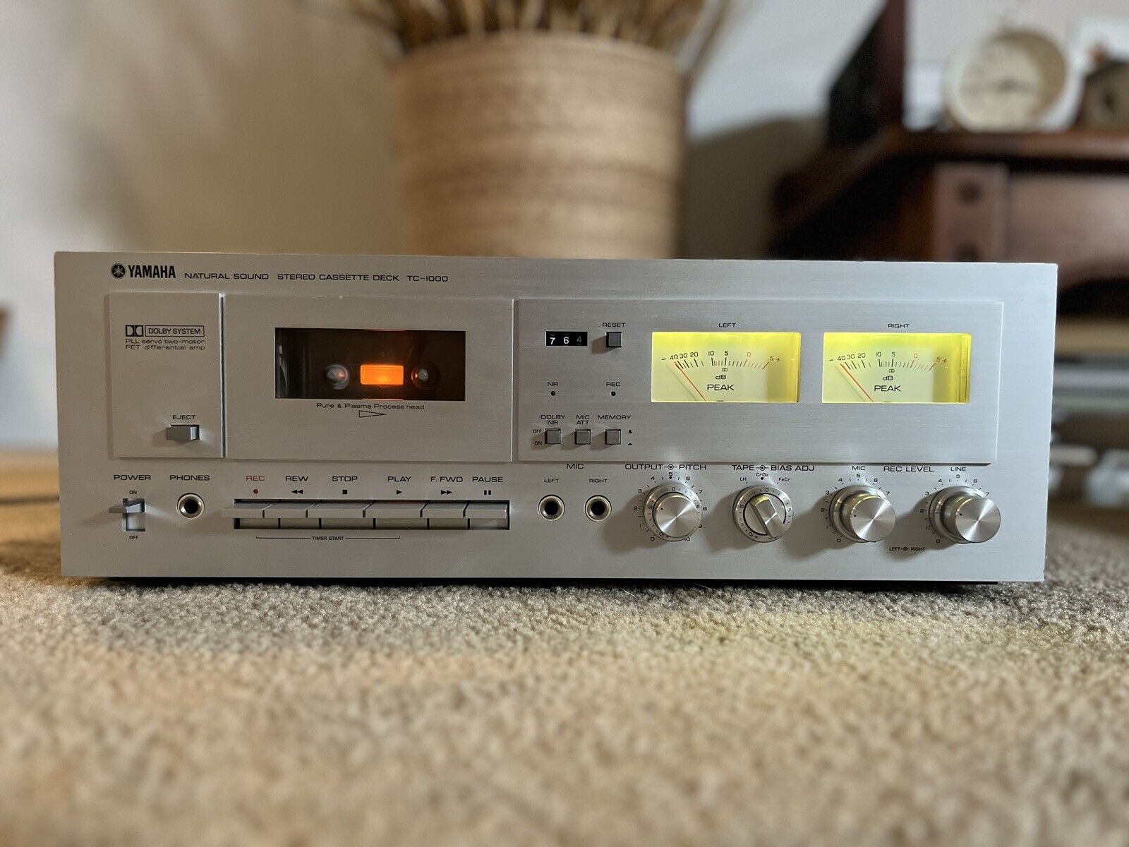 Кассетная дека yamaha. Yamaha tc-1000. дека ямаха. фото дека ямаха 490.