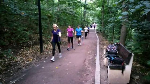 Лыжная имитация на Воробьевых горах