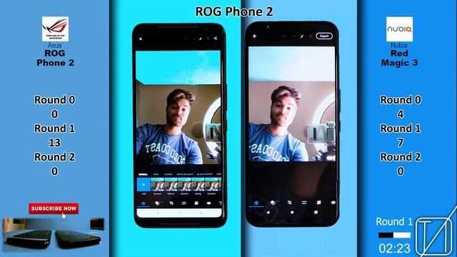 Asus ROG Phone 2 vs Nubia Red Magic 3 Speed Test смотреть онлайн