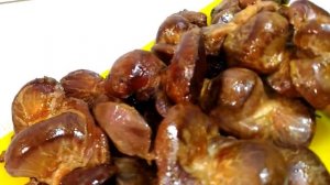 Копченые желудки из домашней индейки