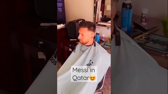 Messi haircut in Qatar