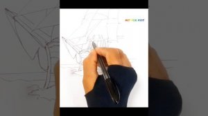 how to draw sailing ship ⛵