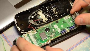 Ремонт DECT телефона Panasonic (замена микрофона и чистка клавиатуры)