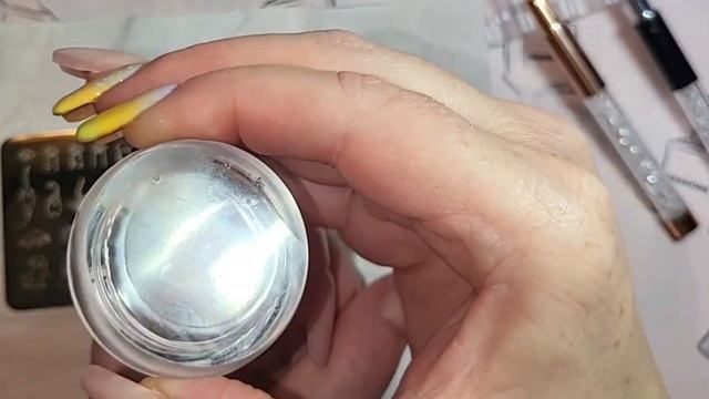 Кошачьи маникюр/ френч акриловыми маркерами?стемпинг born pretty + 2  клиентки.