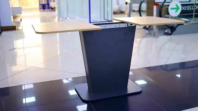 Раздвижной обеденный стол GRAND, цвет бунратти / темно-серый смотреть онлайн