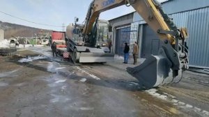 ПЕРЕДАЧА КЛИЕНТУ КОЛЁСНОГО ЭКСКАВАТОРА XCMG XE210WD - 17.04.2023, Г.МУРМАНСК