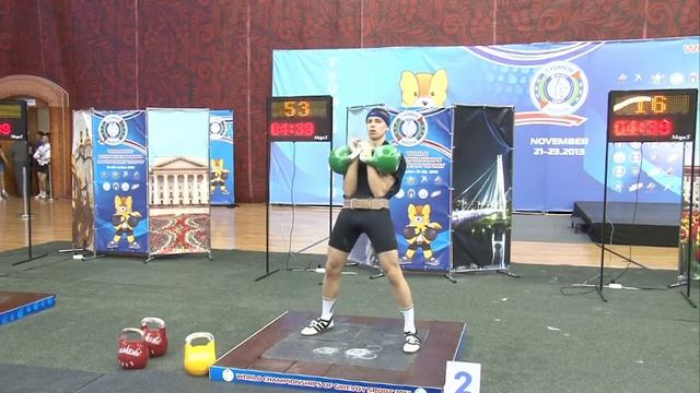 Biathlon Jerk Kiiashko(116 reps) Arslanov(113 reps) - WC Girevoy Sport 2013 смотреть онлайн