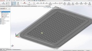 Solidworks/SolidCAM Быстрая подготовка управляющей программы для мелких множественных карманов.