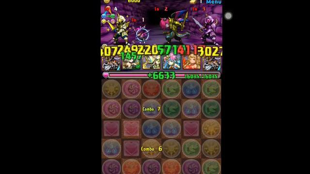 Puzzle  Dragons Hera Descended - Legend. Zeus team - Quick farming