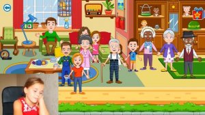 СМЕШНОЕ ВИДЕО ДЛЯ ДЕТЕЙ Новый игровой мультик My Town : Grandparents детская игра My Town