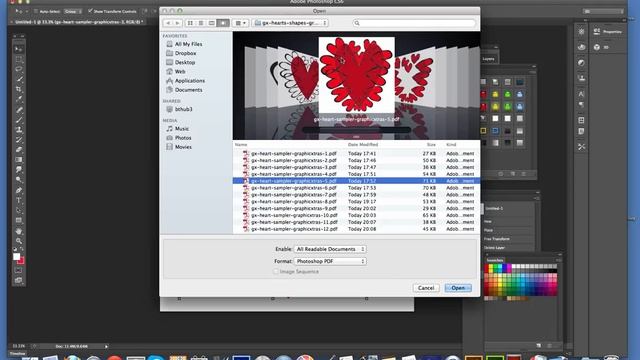 Photoshop : How To Import Of PDF Files Tutorial | Graphicxtras смотреть онлайн
