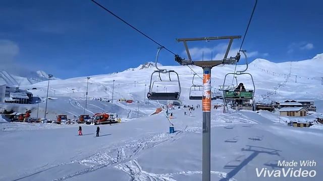 Грузия: Гудаури: Полёт на параплане / Paragliding Fly in Gudauri, Georgia смотреть онлайн