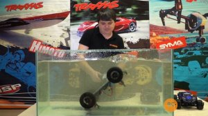 Краш тест  монстра  Remo Hobby RH1035  в аквариуме! RC-TODAY.RU