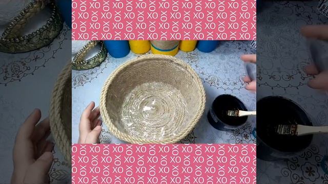 DIY. Жестяные банки, упаковка от торта, джутовый шпагат и органайзер для вязания готов своими рукам