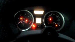 Megane II 1.5 dci, холодный запуск.