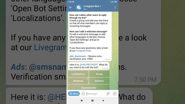 How to make contact bot in telegram | Additional Types смотреть онлайн
