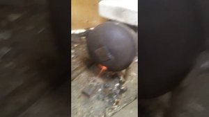 Печка из баллонов поддувало.