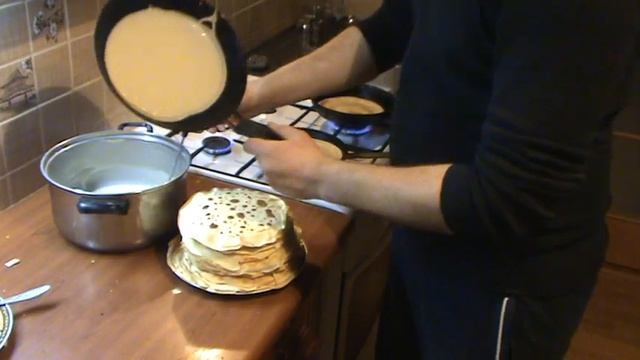 мастерклас готовим блины