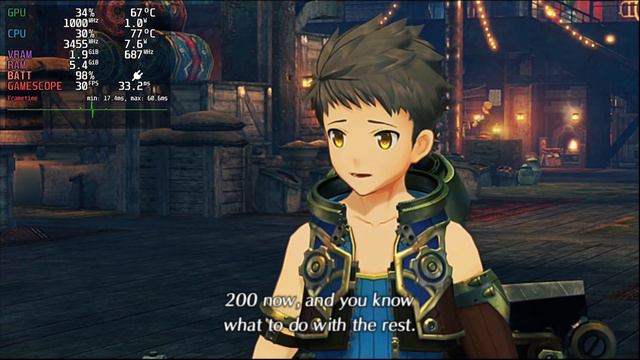 Xenoblade Chronicles 2 | SteamOS 3.5.7 | Yuzu EA-4160 | Steam Deck 720@30FPS
