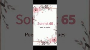 Sonnet 65