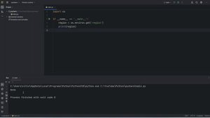 environment variable setup in PyCharm