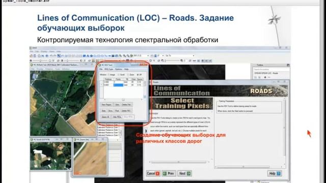 Технологии обработки космических снимков ENVI