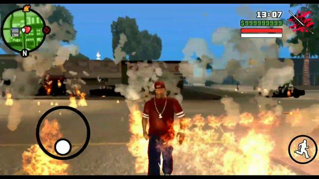 GTA San Andreas Fire 🔥 Katana Mod Android Cleo Mod смотреть онлайн