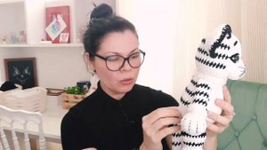 Zi ОБЗОР БЕЛЫЙ ТИГРЕНОК  КРЮЧКОМ ❤