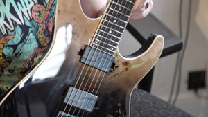 ESP LTD Deluxe M-1000HT Black Fade Unboxing