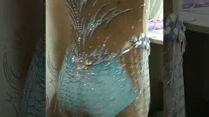 спинка купальника для художественной гимнастики