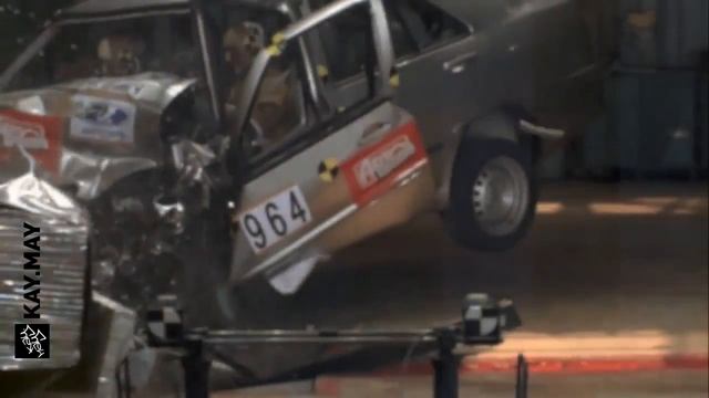 Краш тест Chery Amulet / Crash test Chery Amulet смотреть онлайн