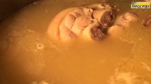 Гороховый суп со свиной рулькой рецепт