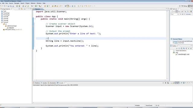 Learn Java Tutorial for Beginners, Part 7 Getting User Input using Eclipse IDE with Code смотреть онлайн