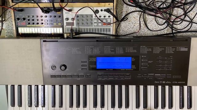 Casio ctk 4200 Preset Sound and sound check смотреть онлайн