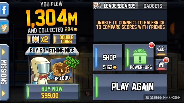 Играю в Jetpack Joyride смотреть онлайн
