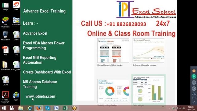 Online Live Course For Advanced Excel VBA Macros for MIS смотреть онлайн