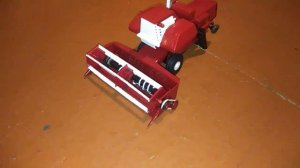Комбайн Колос игрушка из ссср