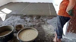 Заливка стяжки из пеностекла 2-4 мм