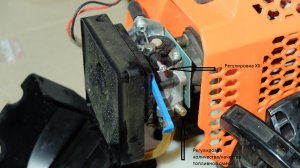 Триммер Patriot PT 547. Регулировка карбюратора. Сервисный центр _подкачал_#汽油修剪器调整.mp4