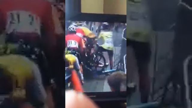 Nasty cycling crash