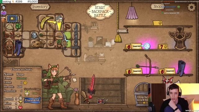 Backpack Battles ТЕСТ ИГРОВЫХ НОВИНОК НА СТРИМЕ смотреть онлайн