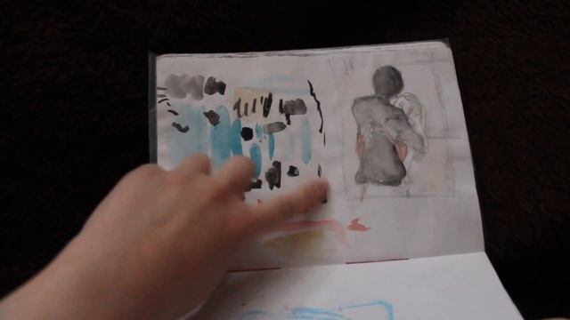 Обзор первого скетчбука(запинки и неумелое обращение с камерой) смотреть онлайн