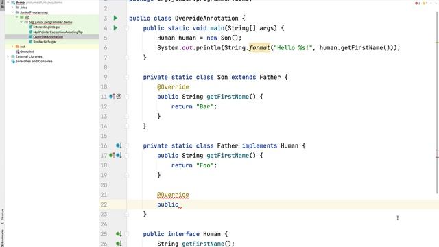 Java @Override Annotation 有什么用？ смотреть онлайн