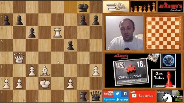 Chess tactics - Chess puzzles - Intermediate move (Zwischenzug)